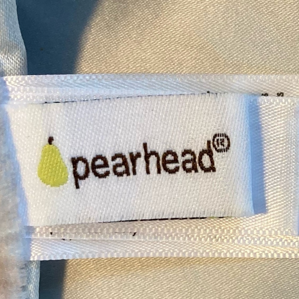 Pearhead Elephant Baby Lovey Plush Gray White Stripe 13" Security Blanket 2020 - Picture 8 of 12